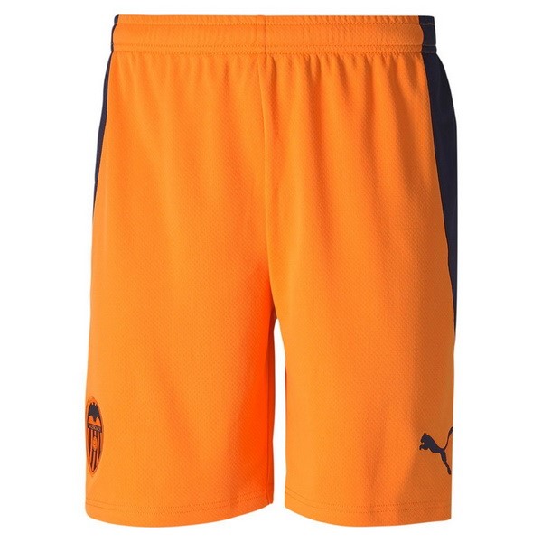 Pantalones Valencia Replica Segunda Ropa 2020/21 Naranja